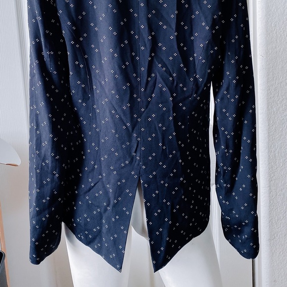 Flynn Skye Navy Blue Dot Blazer Jacket - Picture 9 of 11